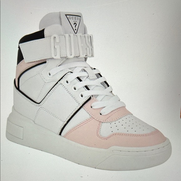 Guess White and Pink High-Top Sneakers
NWOT - Picture 1 of 6